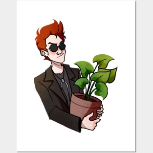 Good omens Crowley Posters and Art